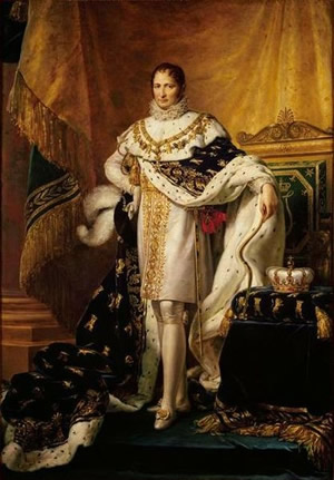 José I Bonaparte. Pintura de François Gérard modificada José I Bonaparte.Cuadro de François Gérard modificado